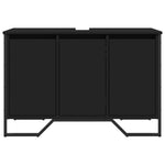 Servantskap Svart 91X35X60 Cm Konstruert Tre
