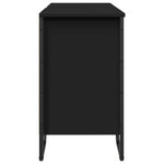 Servantskap Svart 91X35X60 Cm Konstruert Tre