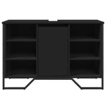 Servantskap Svart 91X35X60 Cm Konstruert Tre