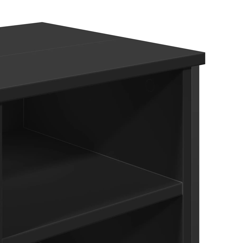 Servantskap Svart 91X35X60 Cm Konstruert Tre
