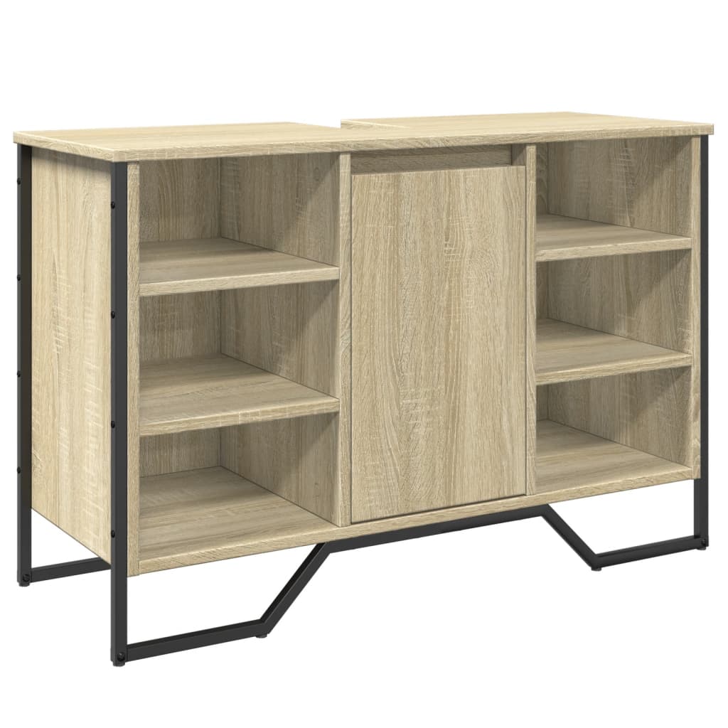 Servantskap Sonoma Eik 91X35X60 Cm Konstruert Tre
