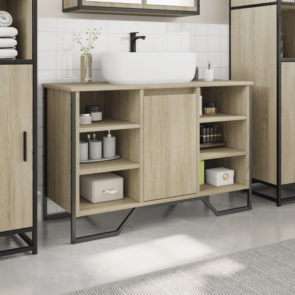 Servantskap Sonoma Eik 91X35X60 Cm Konstruert Tre