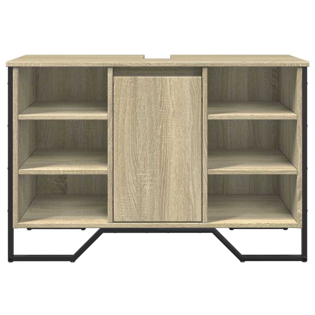 Servantskap Sonoma Eik 91X35X60 Cm Konstruert Tre