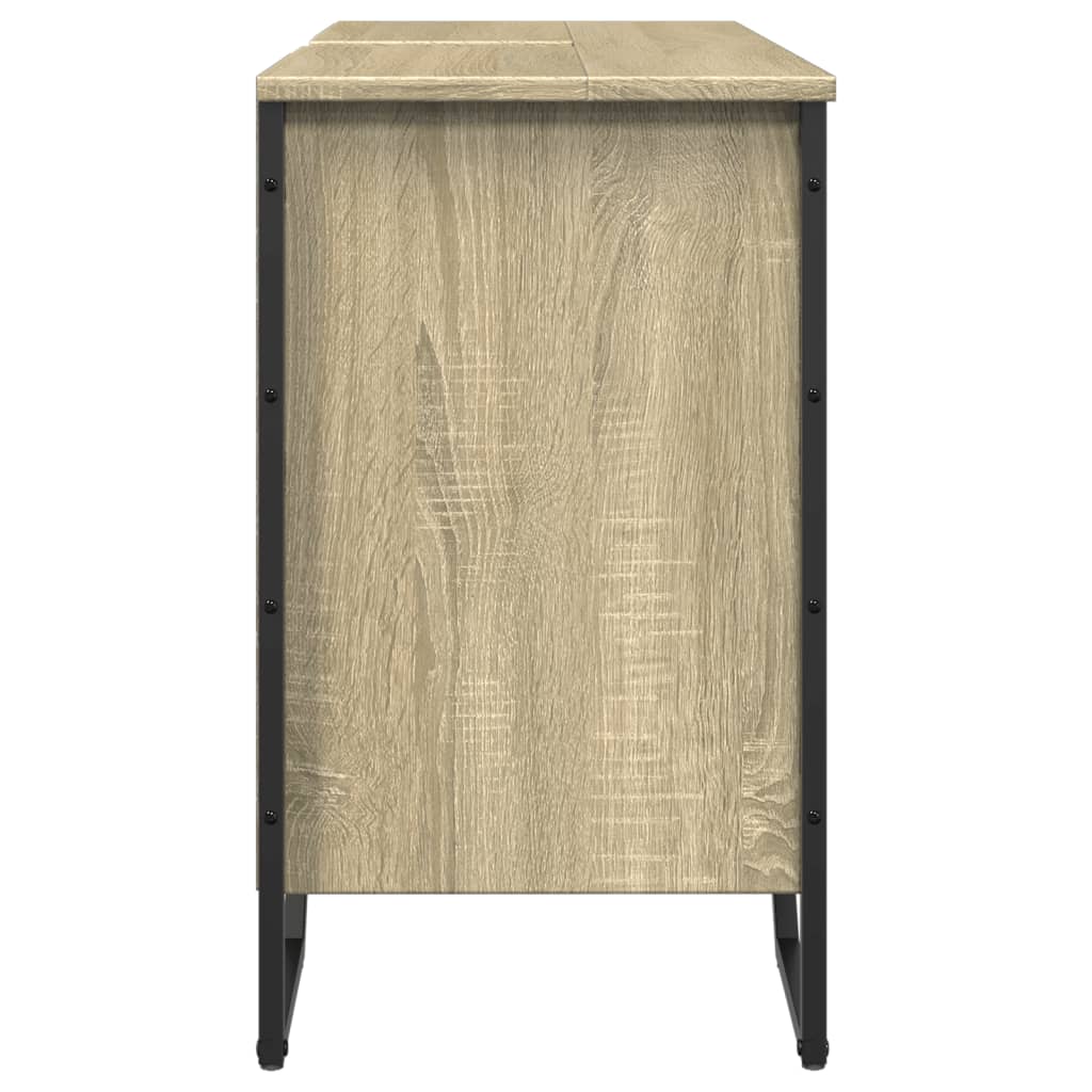 Servantskap Sonoma Eik 91X35X60 Cm Konstruert Tre