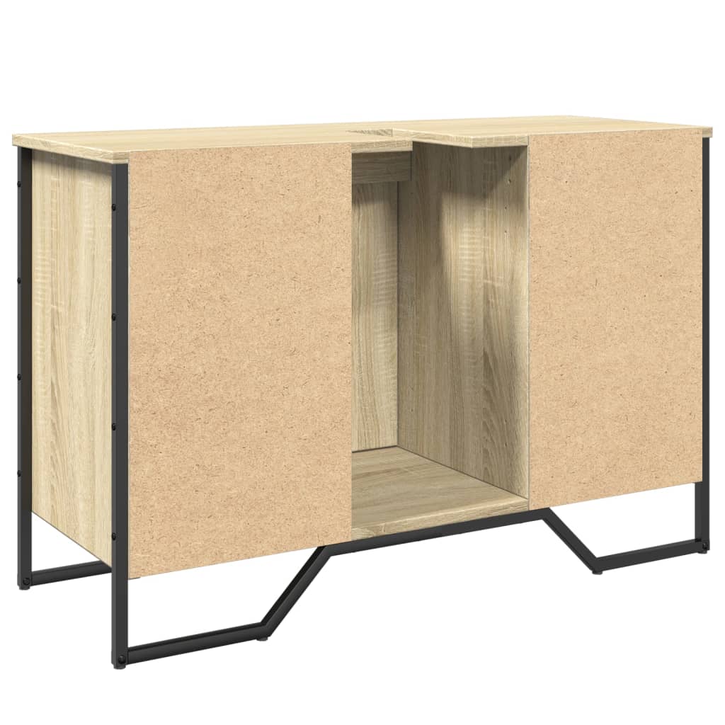Servantskap Sonoma Eik 91X35X60 Cm Konstruert Tre