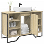 Servantskap Sonoma Eik 91X35X60 Cm Konstruert Tre
