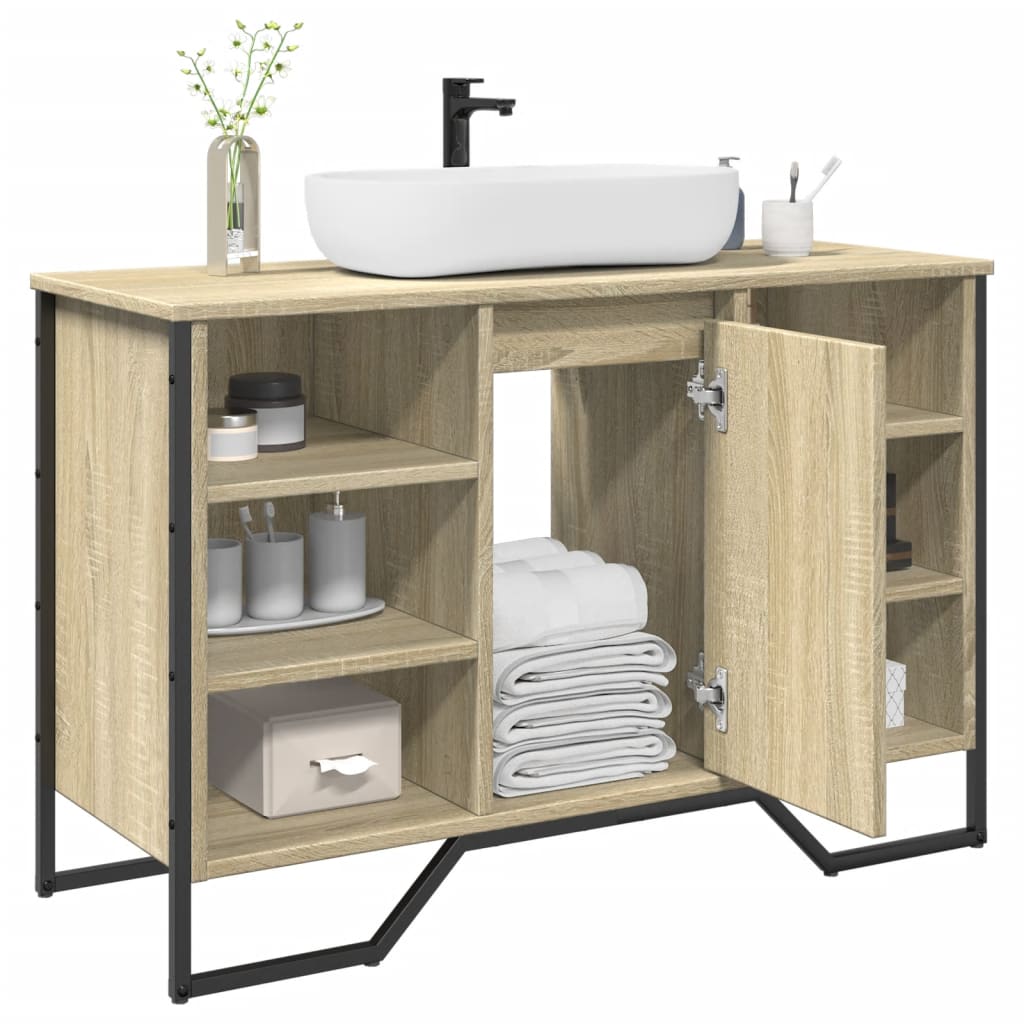 Servantskap Sonoma Eik 91X35X60 Cm Konstruert Tre