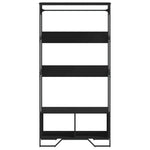 Garderobe Svart 90X50X180 Cm Konstruert Tre