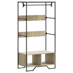 Garderobe Sonoma Eik 90X50X180 Cm Konstruert Tre