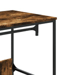 Garderobe Røkt Eik 90X50X180 Cm Konstruert Tre