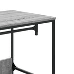 Garderobe Grå Sonoma 90X50X180 Cm Konstruert Tre