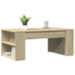Salongbord Sonoma Eik 102X55X42 Cm Konstruert Tre