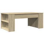 Salongbord Sonoma Eik 102X55X42 Cm Konstruert Tre