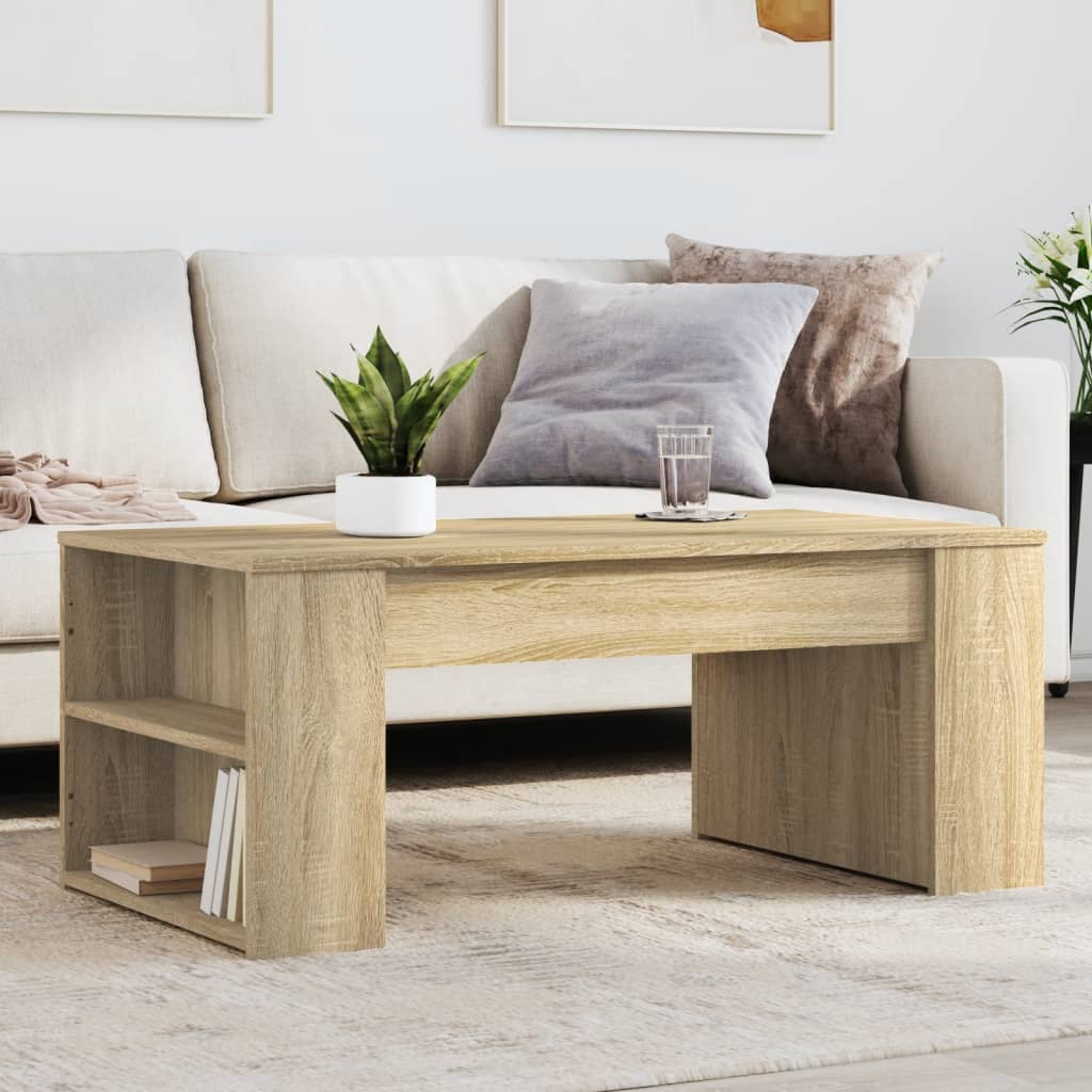 Salongbord Sonoma Eik 102X55X42 Cm Konstruert Tre