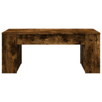 Salongbord Røkt Eik 102X55X42 Cm Konstruert Tre