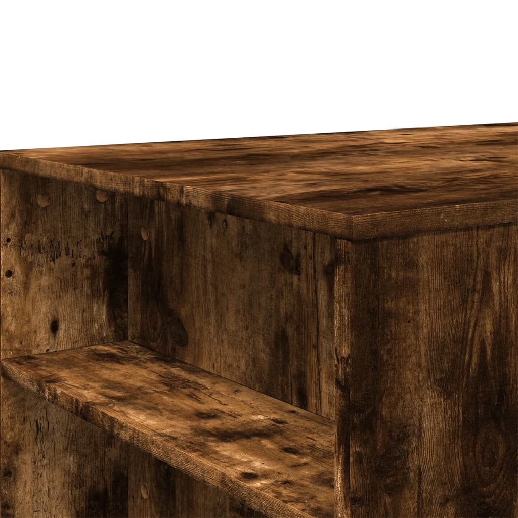Salongbord Røkt Eik 102X55X42 Cm Konstruert Tre