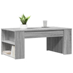 Salongbord Grå Sonoma 102X55X42 Cm Konstruert Tre