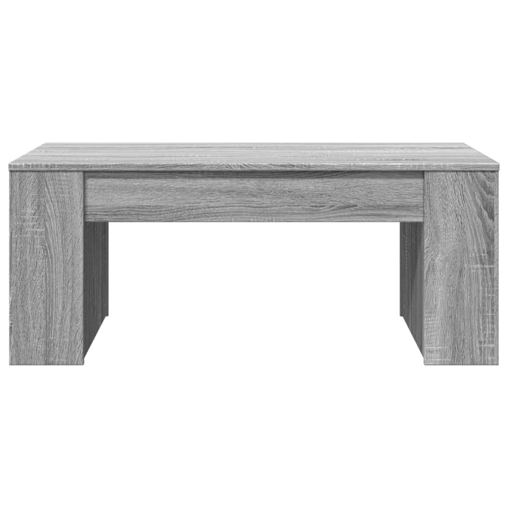 Salongbord Grå Sonoma 102X55X42 Cm Konstruert Tre