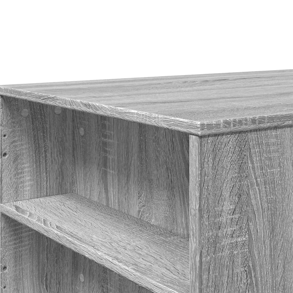 Salongbord Grå Sonoma 102X55X42 Cm Konstruert Tre