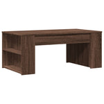 Salongbord Brun Eik 102X55X42 Cm Konstruert Tre