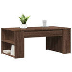 Salongbord Brun Eik 102X55X42 Cm Konstruert Tre