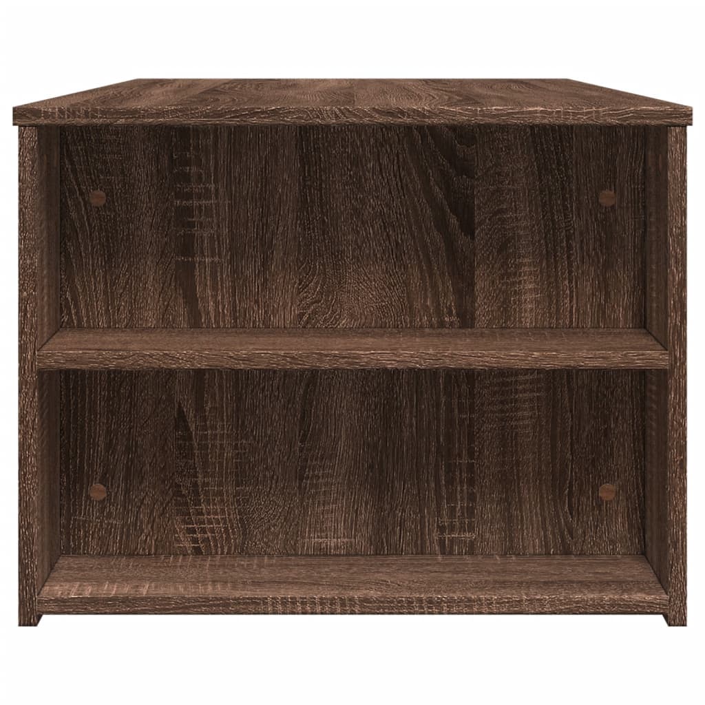Salongbord Brun Eik 102X55X42 Cm Konstruert Tre