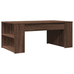 Salongbord Brun Eik 102X55X42 Cm Konstruert Tre
