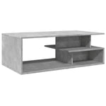 Salongbord Betonggrå 102X55X35 Cm Konstruert Tre