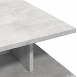 Salongbord Betonggrå 102X55X35 Cm Konstruert Tre