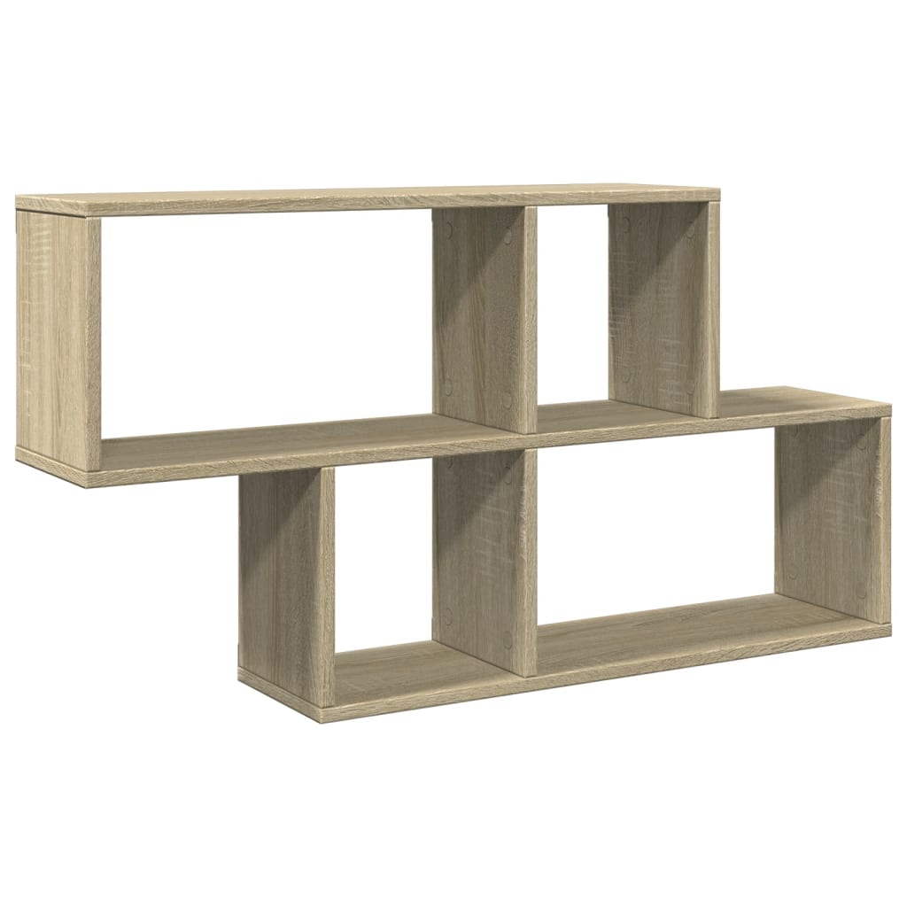 Vegghylle Sonoma Eik 100X20X53 Cm Konstruert Tre