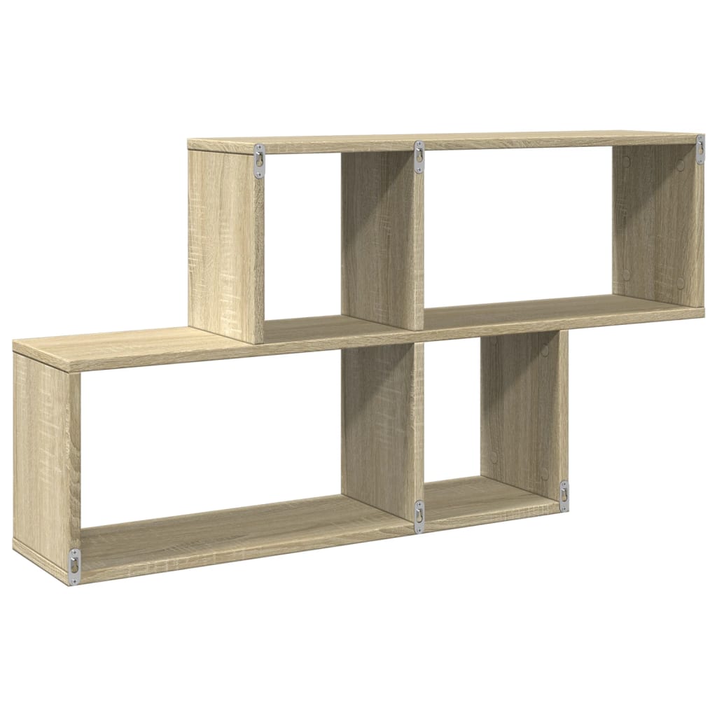 Vegghylle Sonoma Eik 100X20X53 Cm Konstruert Tre