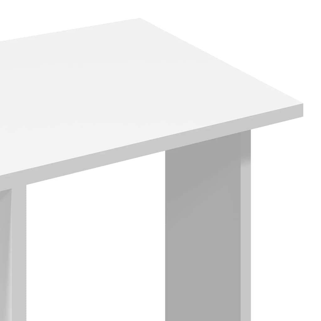 Garderobe Med Hjul Hvit 102X38X110 Cm Konstruert Tre