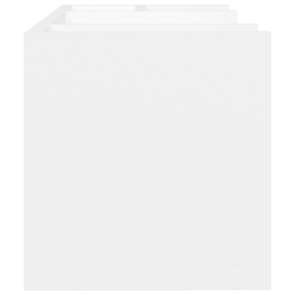 Hylle Til Skrivebord Hvit 44,5X24X25 Cm Konstruert Tre