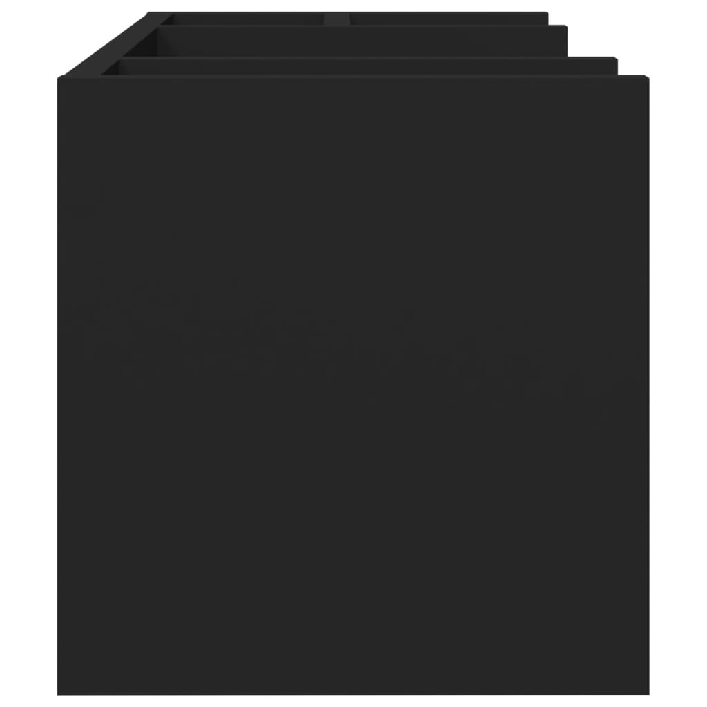Hylle Til Skrivebord Svart 44,5X24X25 Cm Konstruert Tre