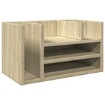 Hylle Til Skrivebord Sonoma Eik 44,5X24X25 Cm Konstruert Tre