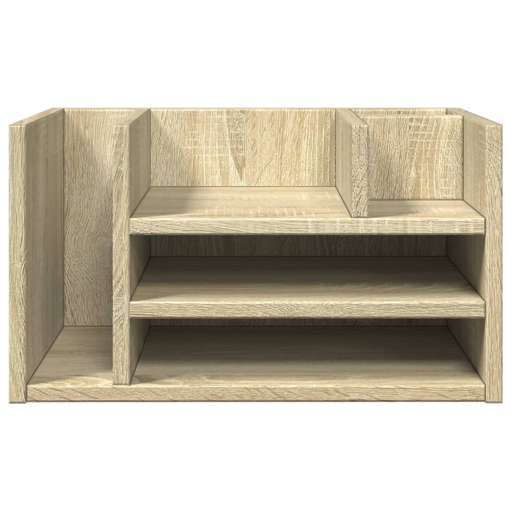 Hylle Til Skrivebord Sonoma Eik 44,5X24X25 Cm Konstruert Tre