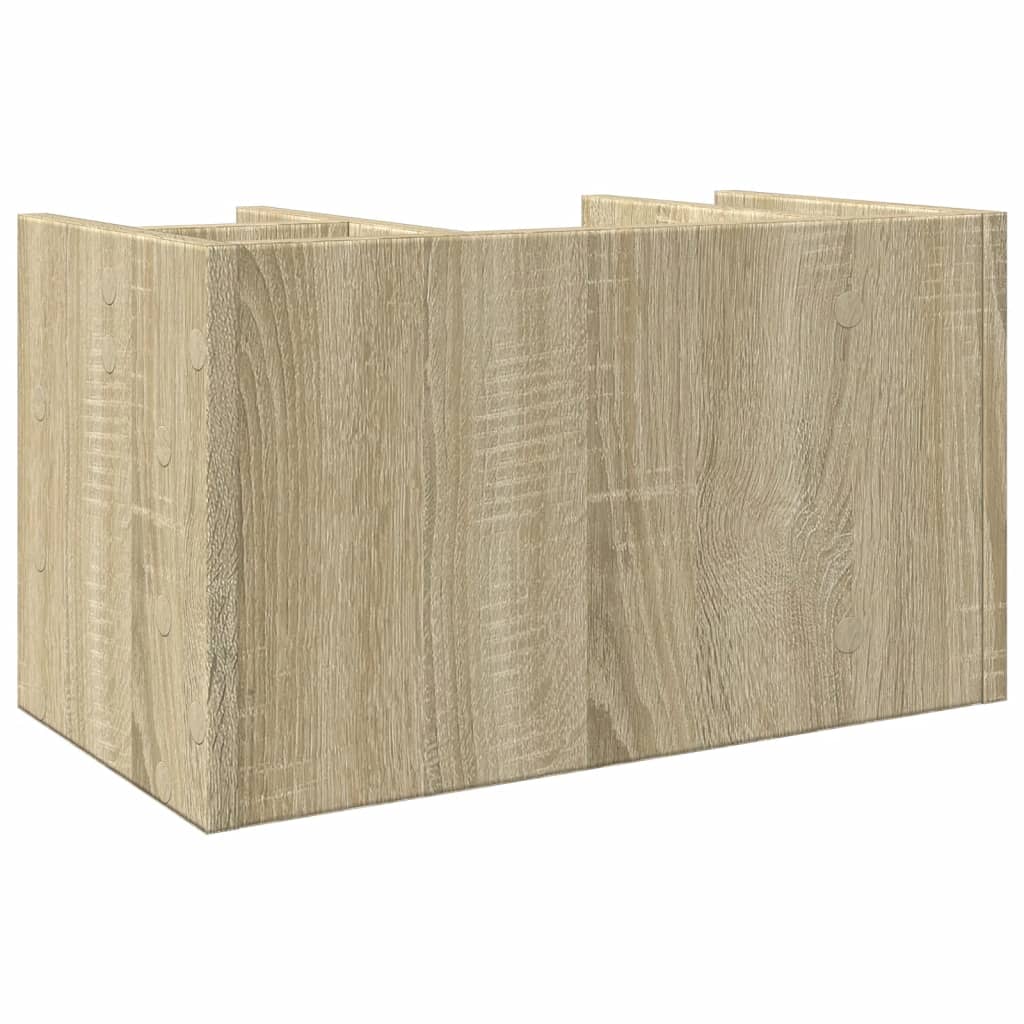 Hylle Til Skrivebord Sonoma Eik 44,5X24X25 Cm Konstruert Tre