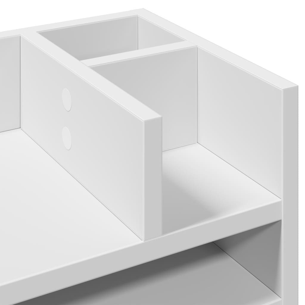 Hylle Til Skrivebord Betonggrå 44,5X24X25 Cm Konstruert Tre