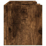 Hylle Til Skrivebord Røkt Eik 44,5X24X25 Cm Konstruert Tre