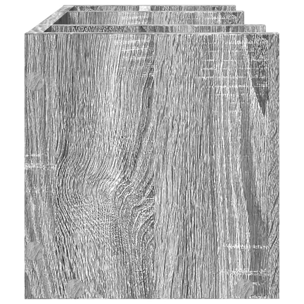 Hylle Til Skrivebord Grå Sonoma 44,5X24X25 Cm Konstruert Tre