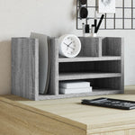 Hylle Til Skrivebord Grå Sonoma 44,5X24X25 Cm Konstruert Tre