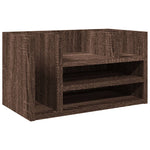 Hylle Til Skrivebord Brun Eik 44,5X24X25 Cm Konstruert Tre