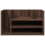 Hylle Til Skrivebord Brun Eik 44,5X24X25 Cm Konstruert Tre