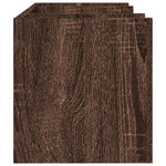Hylle Til Skrivebord Brun Eik 44,5X24X25 Cm Konstruert Tre