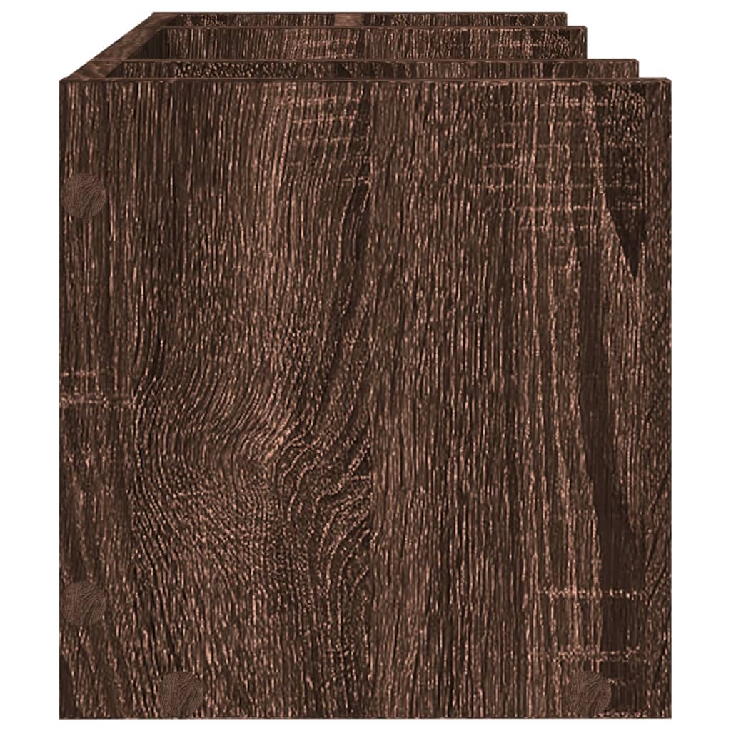 Hylle Til Skrivebord Brun Eik 44,5X24X25 Cm Konstruert Tre