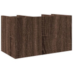 Hylle Til Skrivebord Brun Eik 44,5X24X25 Cm Konstruert Tre