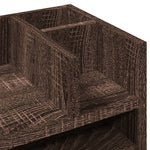 Hylle Til Skrivebord Brun Eik 44,5X24X25 Cm Konstruert Tre