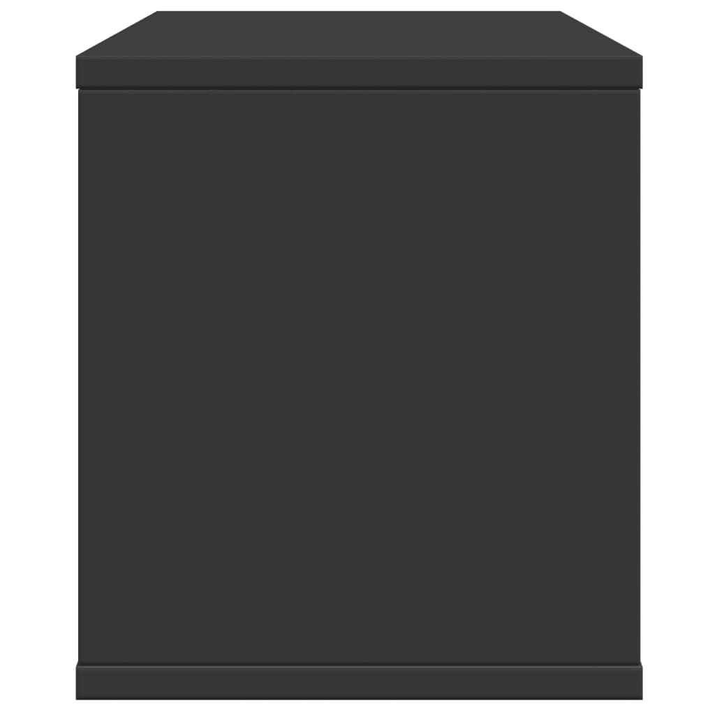 Hylle Til Skrivebord Svart 36X26X29,5 Cm Konstruert Tre