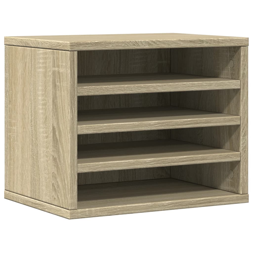 Hylle Til Skrivebord Sonoma Eik 36X26X29,5 Cm Konstruert Tre