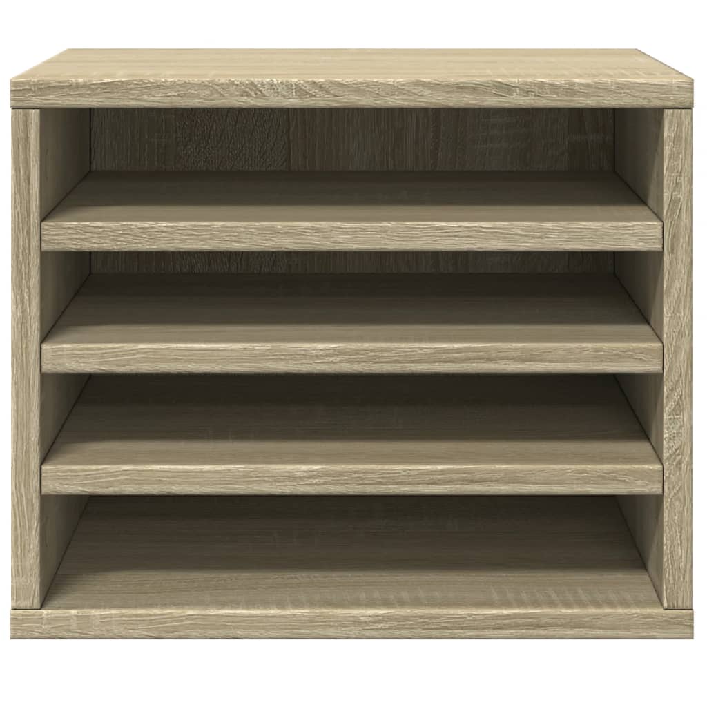 Hylle Til Skrivebord Sonoma Eik 36X26X29,5 Cm Konstruert Tre